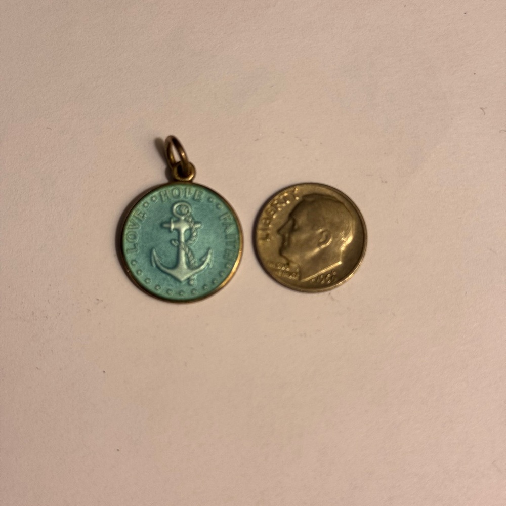 Anchor Pendant Charm Love Hope Faith